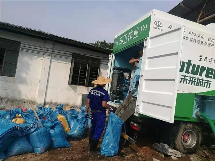 桐乡工业污泥压干处理
